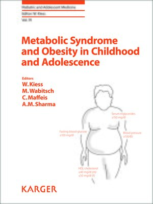 cover image of Metabolic Syndrome and Obesity in Childhood and Adolescence